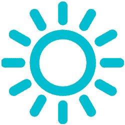 Sun icon